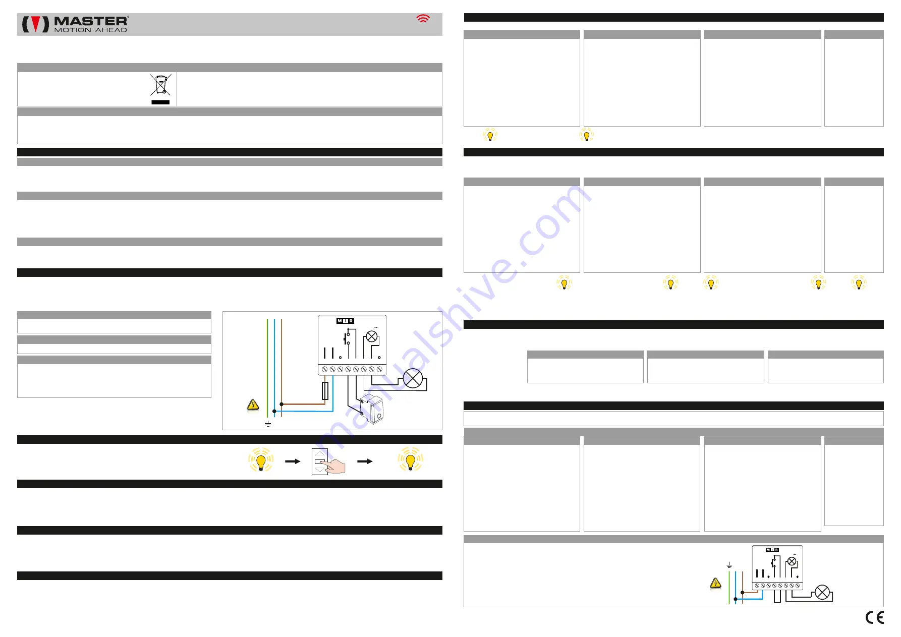 Master MIR LUX Manual Download Page 1