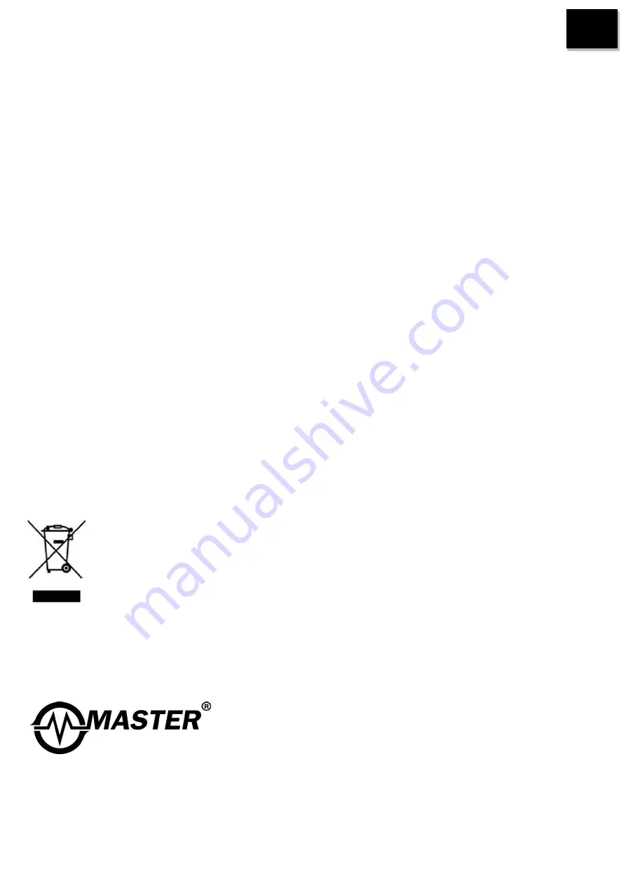 Master V-450 Owner'S Manual Download Page 12