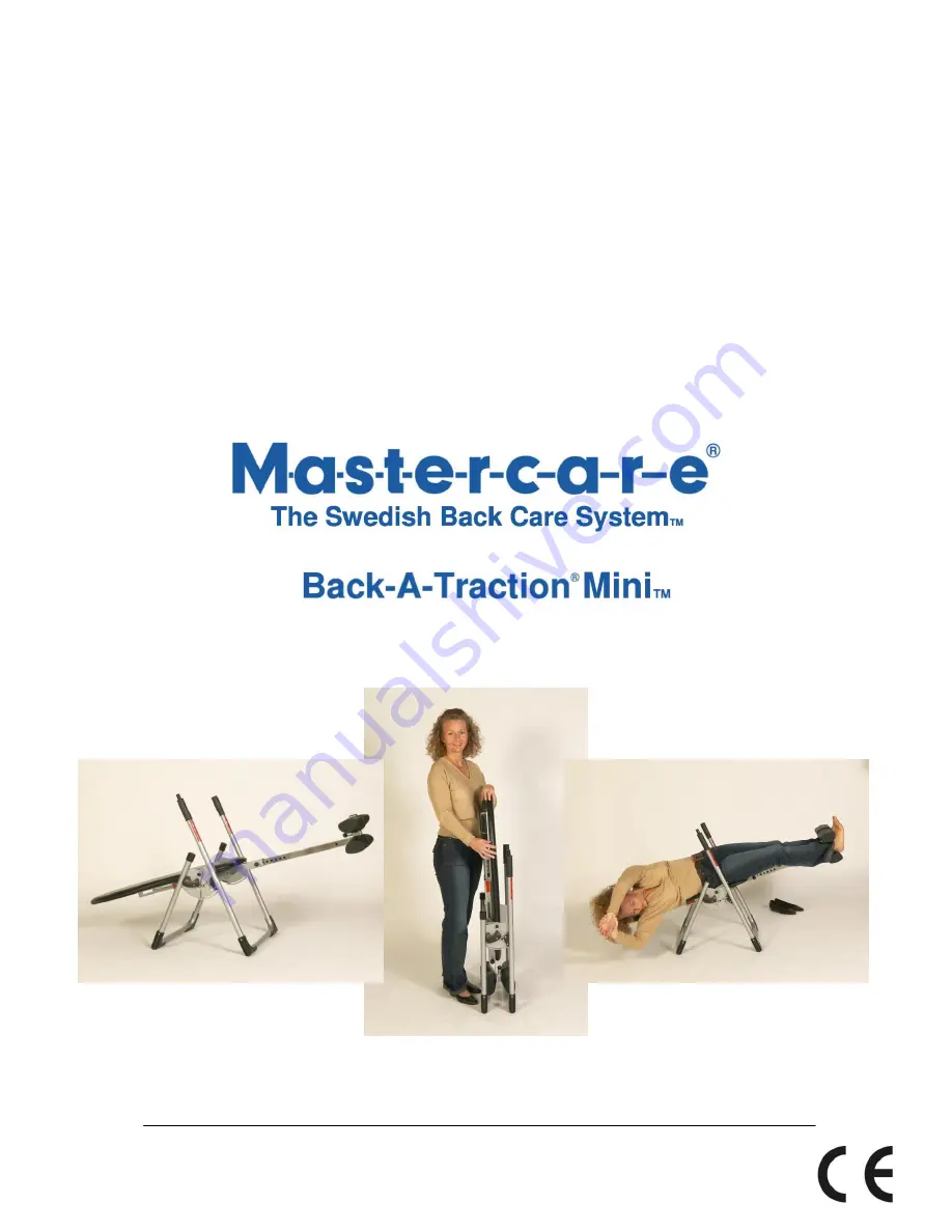 Mastercare Back-A-Traction Mini Скачать руководство пользователя страница 1