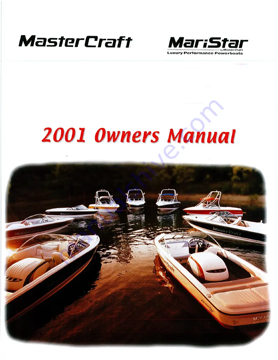 MasterCraft 19 Skier 2001 Скачать руководство пользователя страница 1