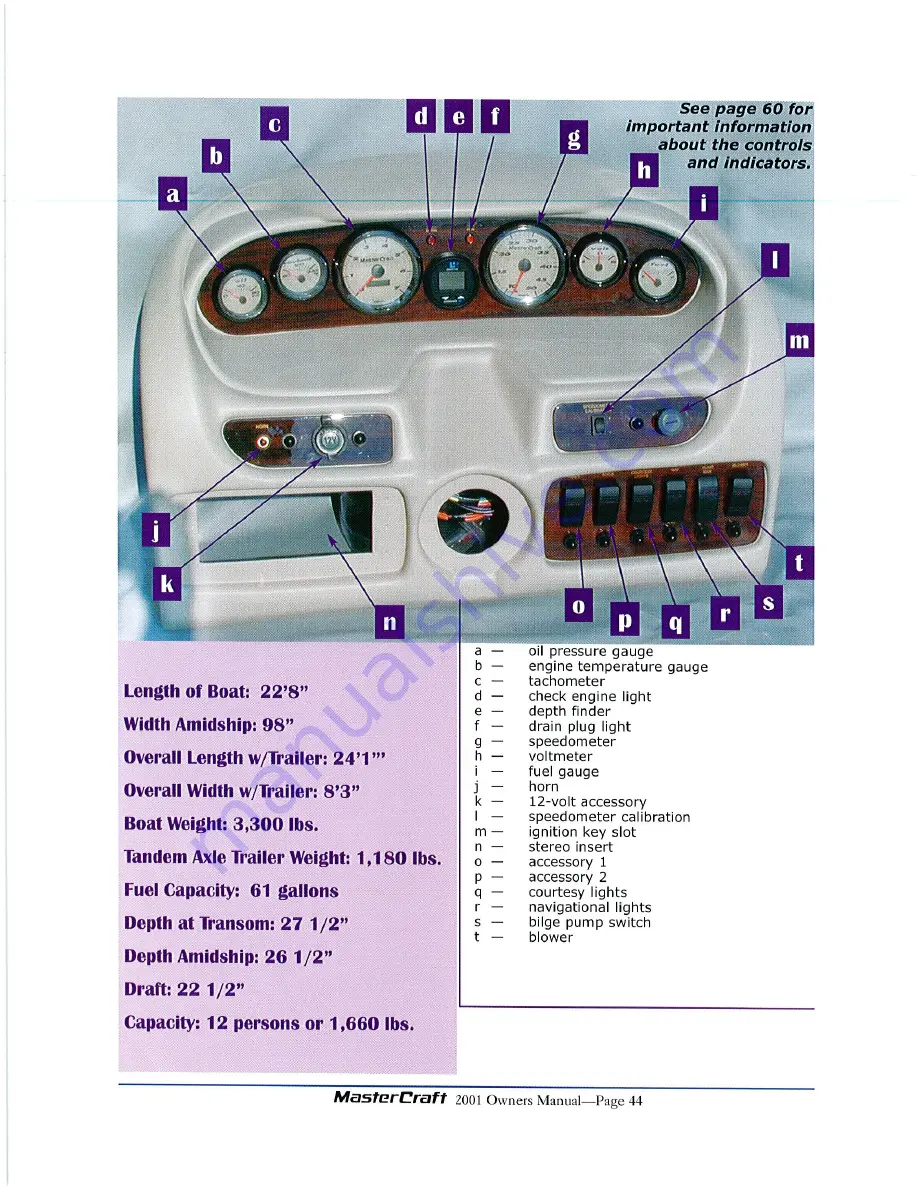 MasterCraft 19 Skier 2001 Скачать руководство пользователя страница 46