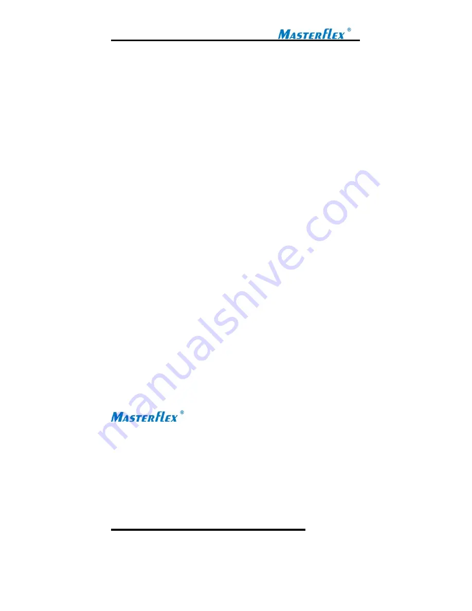 Masterflex I/P 77600-82 Operating Manual Download Page 7