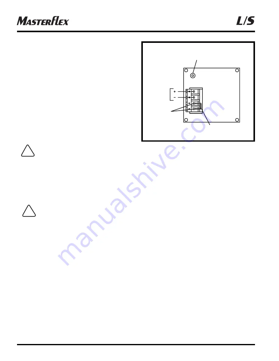 Masterflex L/S 772000-12 Operating Manual Download Page 22