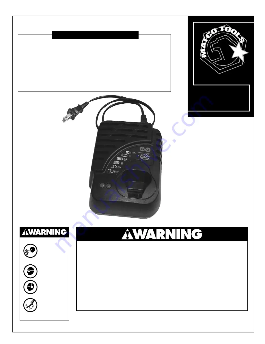 Matco Tools MUC108LC Manual Download Page 1