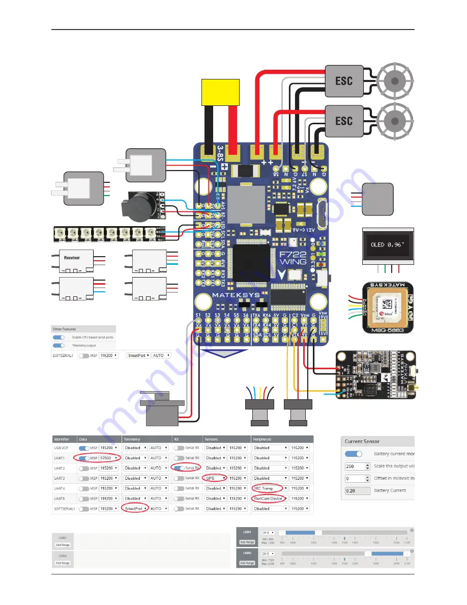 Matek Systems F722-WING Quick Start Manual Download Page 3