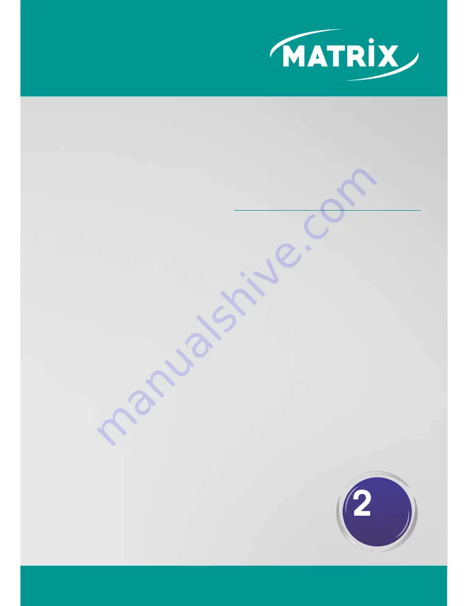 Matrix MFU801 Manual For Installation, Use And Maintenance Download Page 1