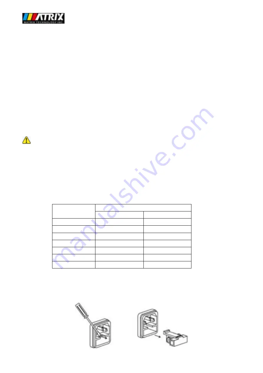 Matrix MPS-H-1 Series User Manual Download Page 10