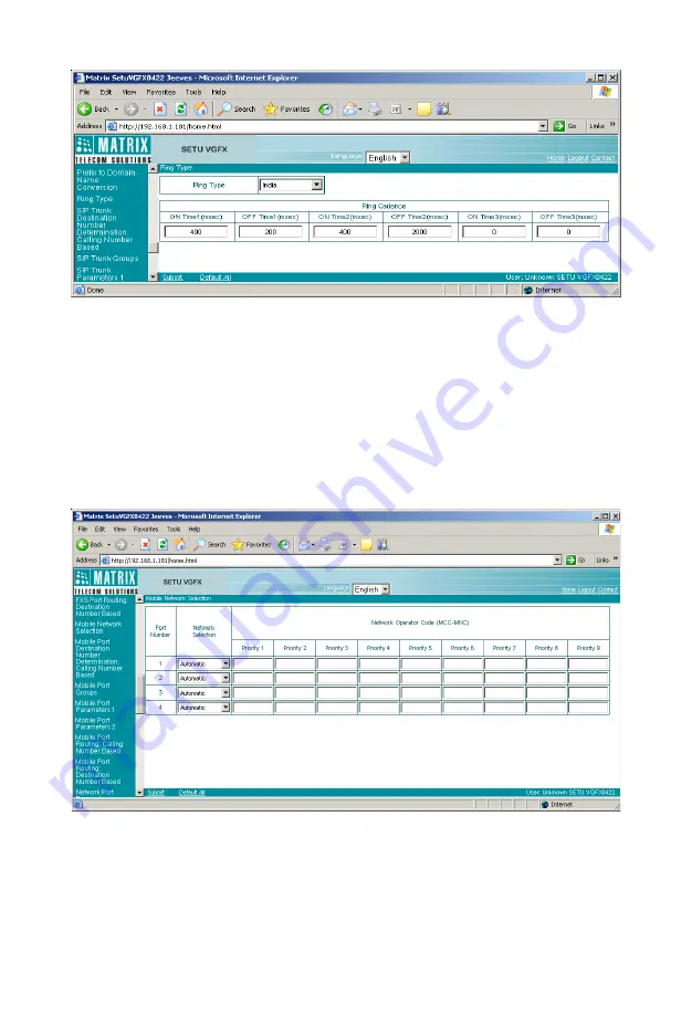 Matrix SETU VGFX Скачать руководство пользователя страница 17