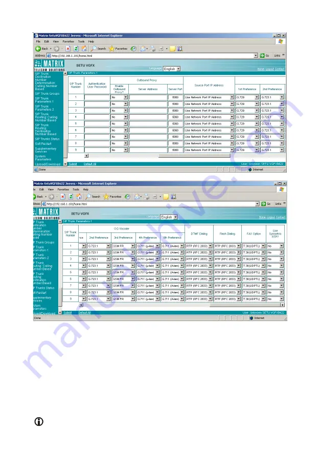 Matrix SETU VGFX Quick Start Manual Download Page 19