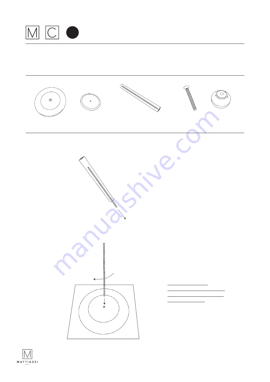 Mattiazzi Solo MC5 Assembly Instructions Download Page 1