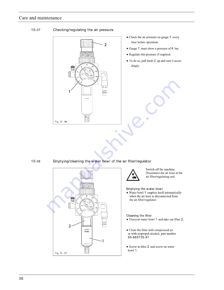 Mauser MA 1245 Instruction Manual Download Page 36