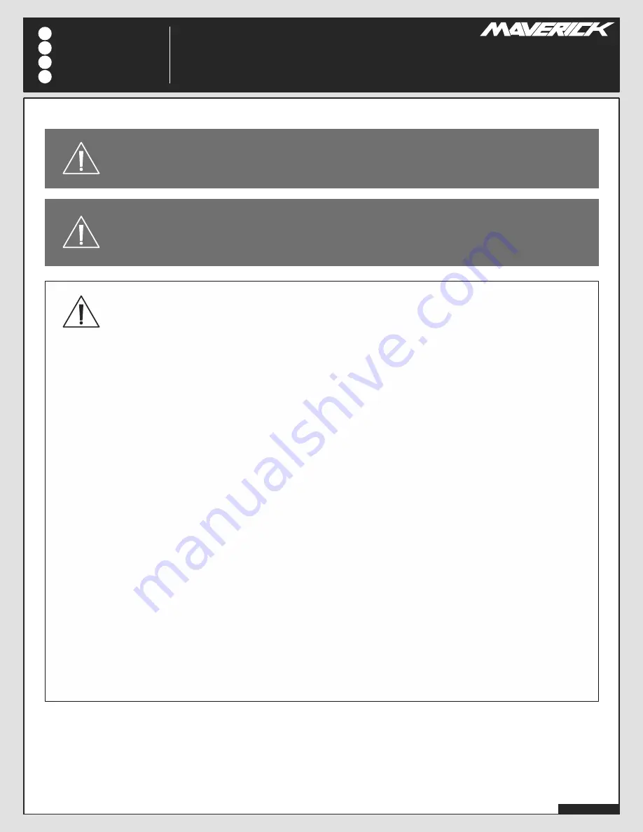 Maverick 150240 Instructions Manual Download Page 1