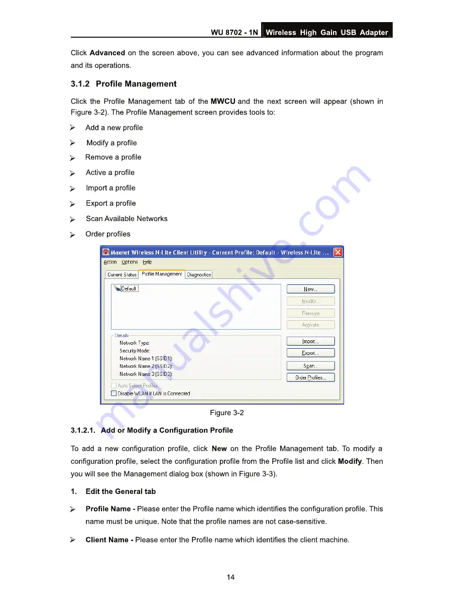 Maxnet WU 8702 - 1N User Manual Download Page 19