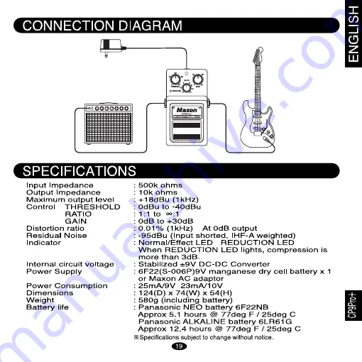 Maxon CP-9 Manual Download Page 19