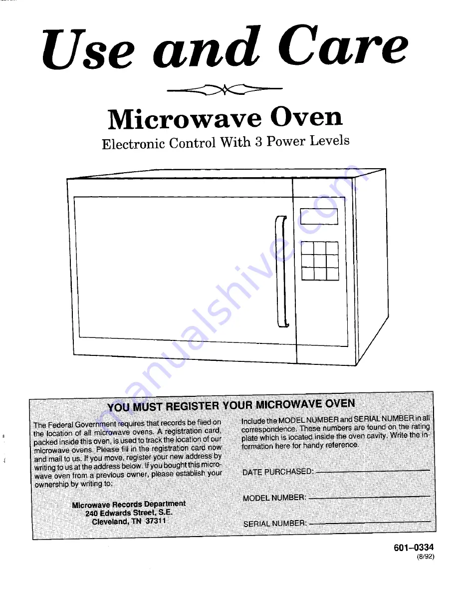 maycor CR153 Use And Care Manual Download Page 1