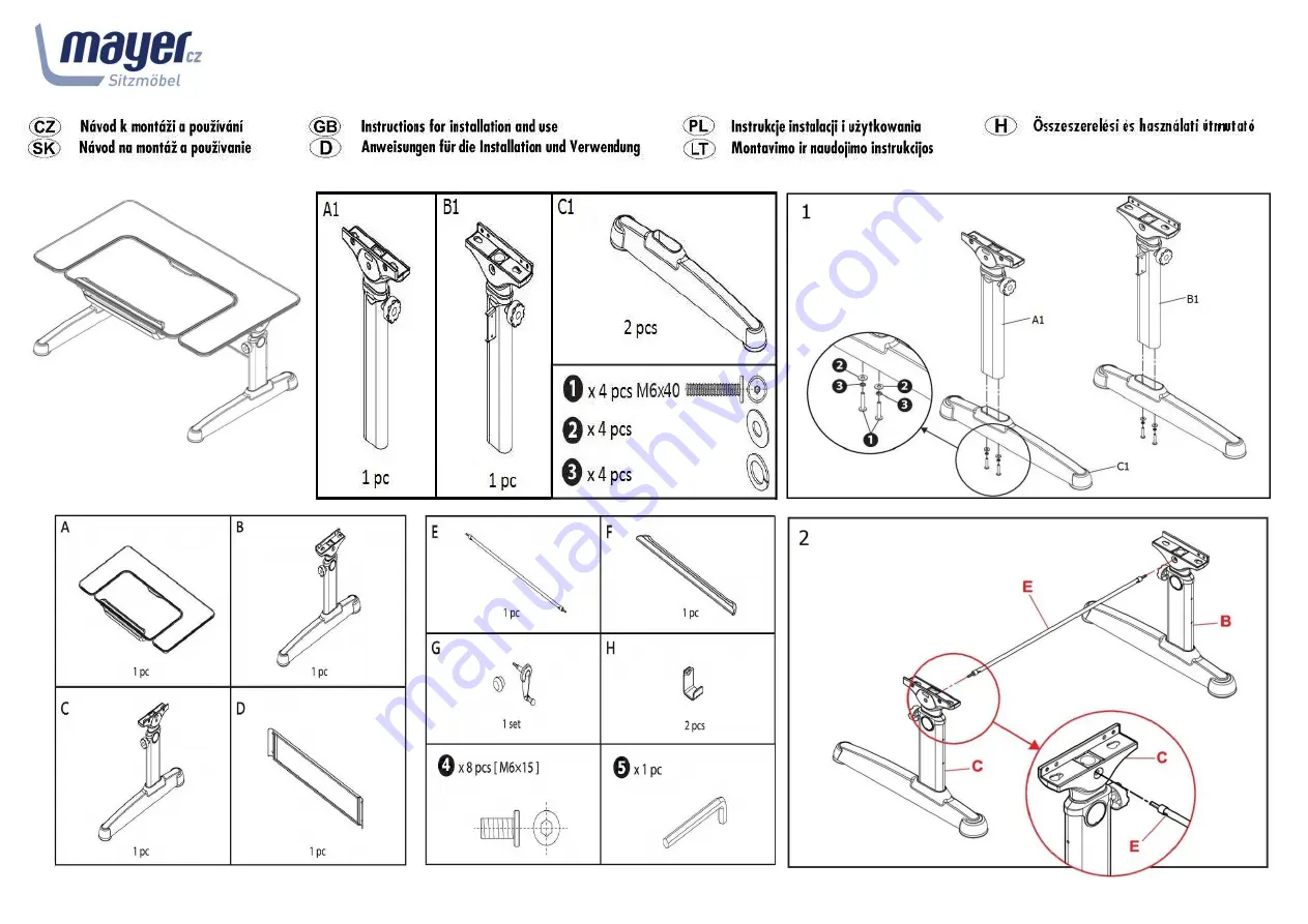 Mayer 32U1 Скачать руководство пользователя страница 1