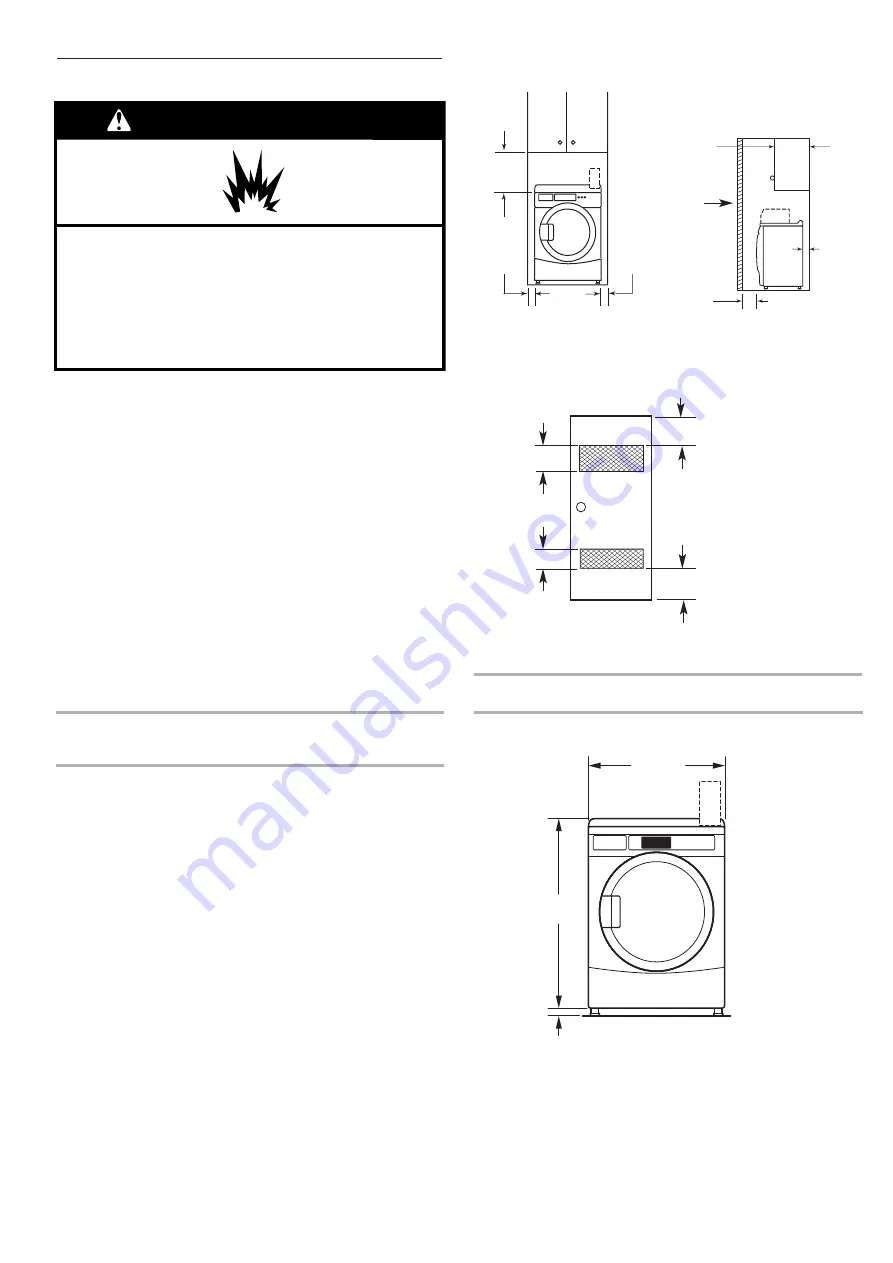 Maytag Commercial MDG22PD Installation Instructions Manual Download Page 20