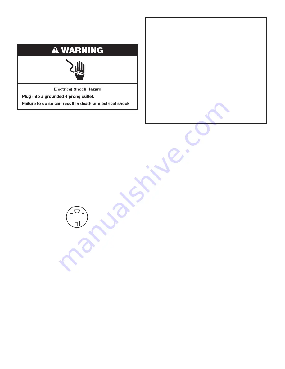 Maytag Commercial MGDP575GW Installation Instructions Manual Download Page 8