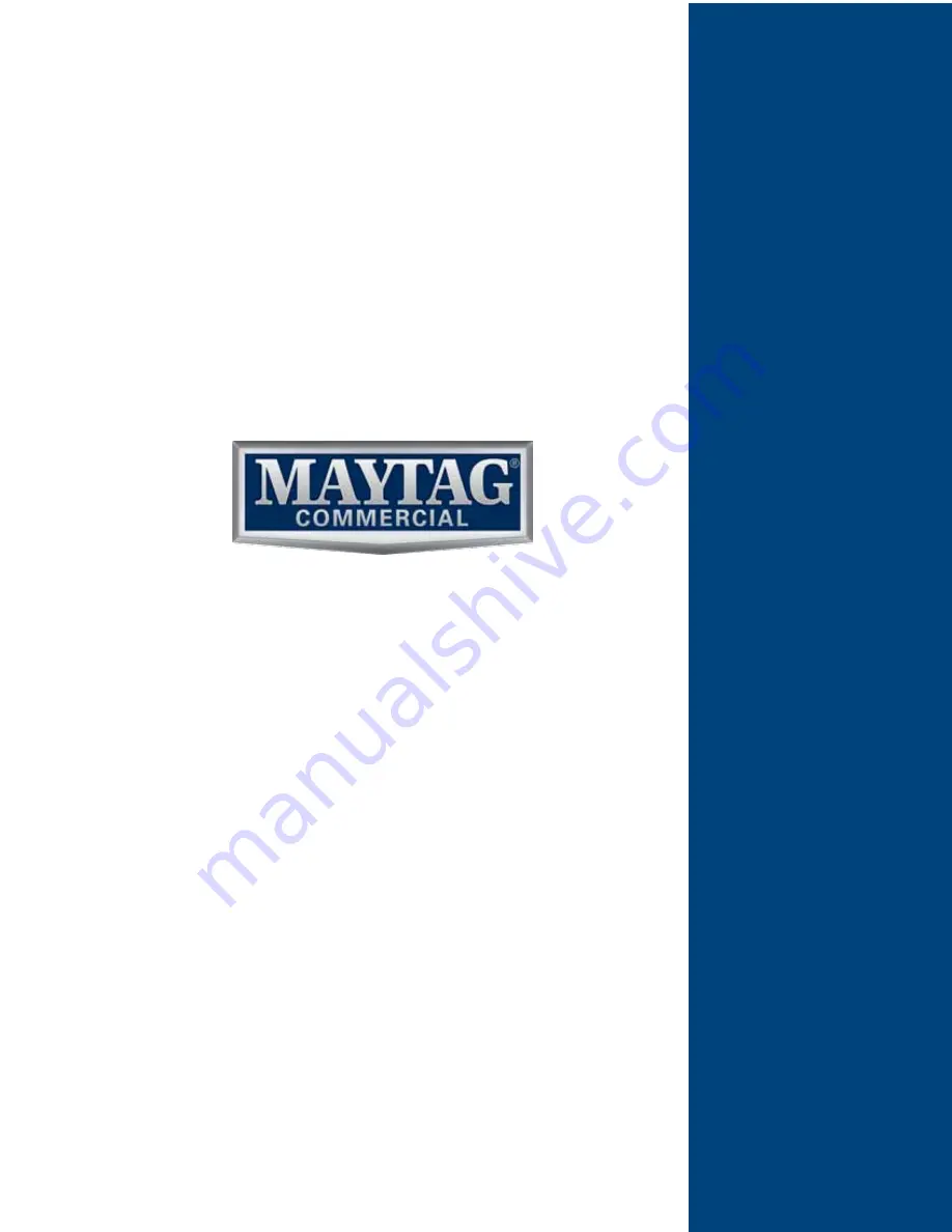 Maytag Commercial MYR20 Service Manual Download Page 88