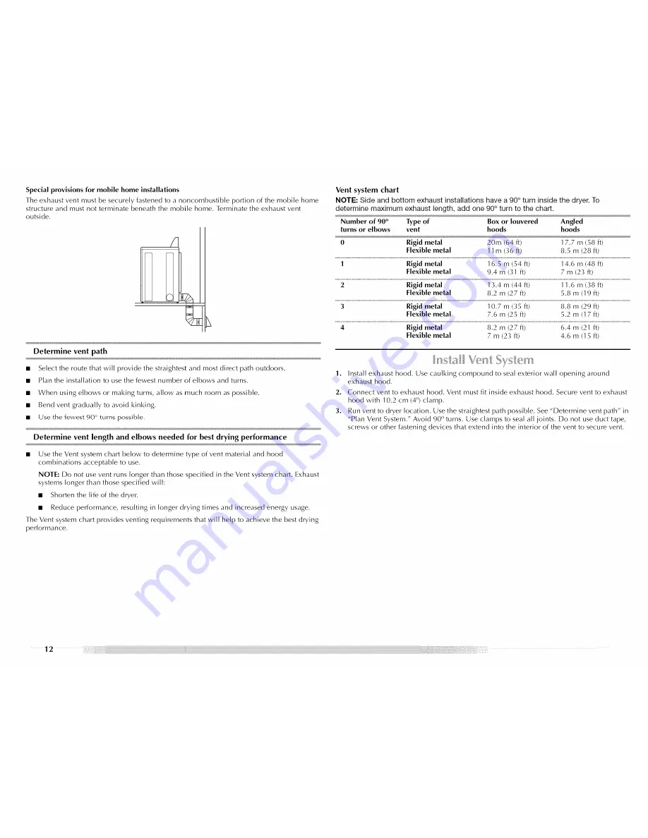 Maytag 3RMED4905TW0 Use & Care Manual Download Page 12