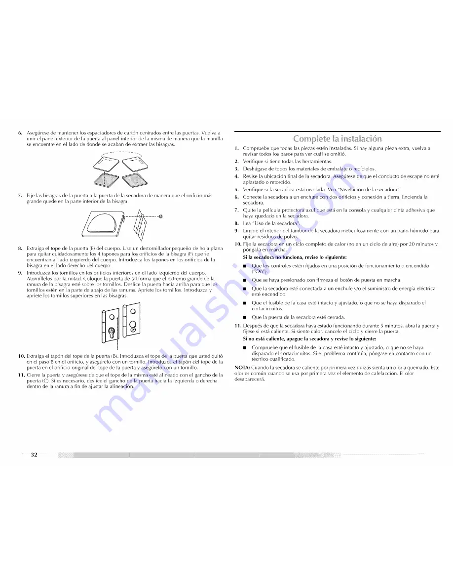 Maytag 3RMED4905TW0 Use & Care Manual Download Page 32