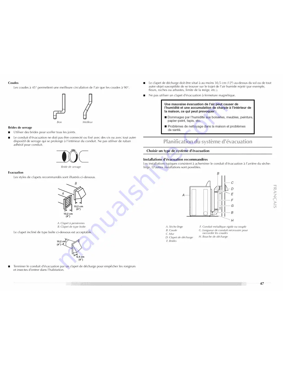 Maytag 3RMED4905TW0 Use & Care Manual Download Page 47