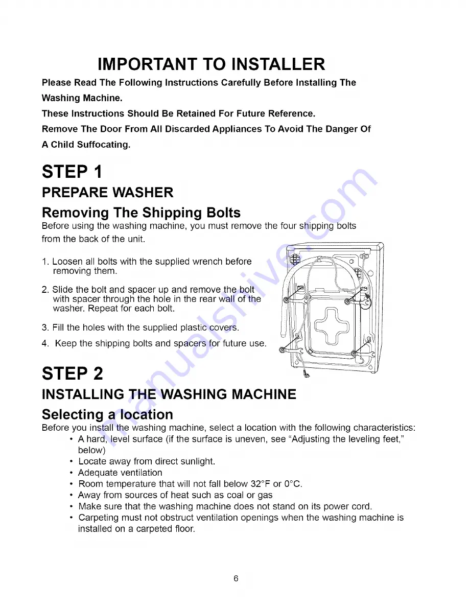 Maytag 6700 series Скачать руководство пользователя страница 6