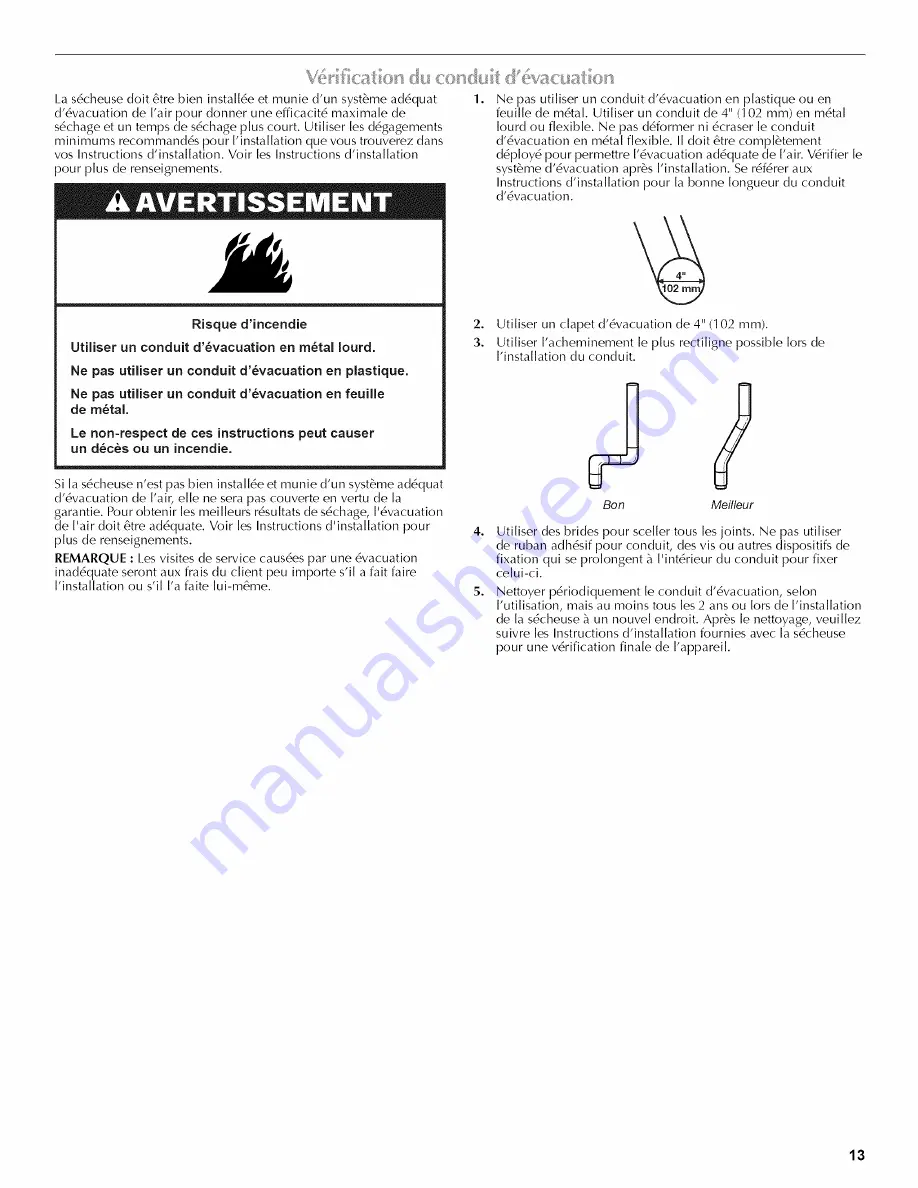 Maytag dryer User Instructions Download Page 13