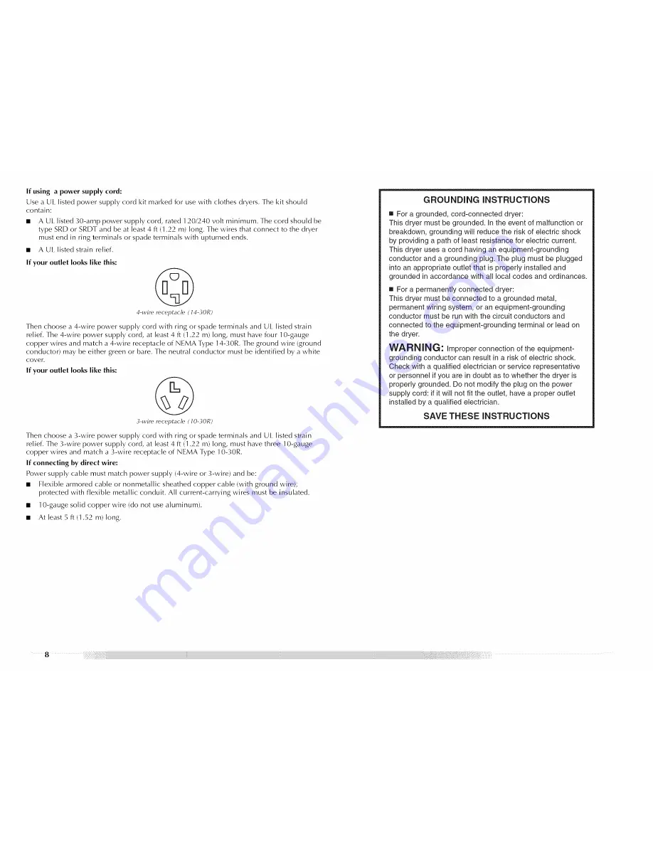 Maytag Epic MED9800TK Use And Care Manual Download Page 8