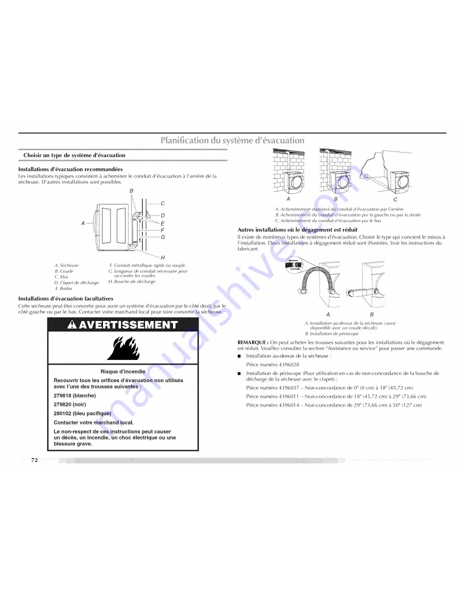 Maytag Epic MED9800TK Use And Care Manual Download Page 72