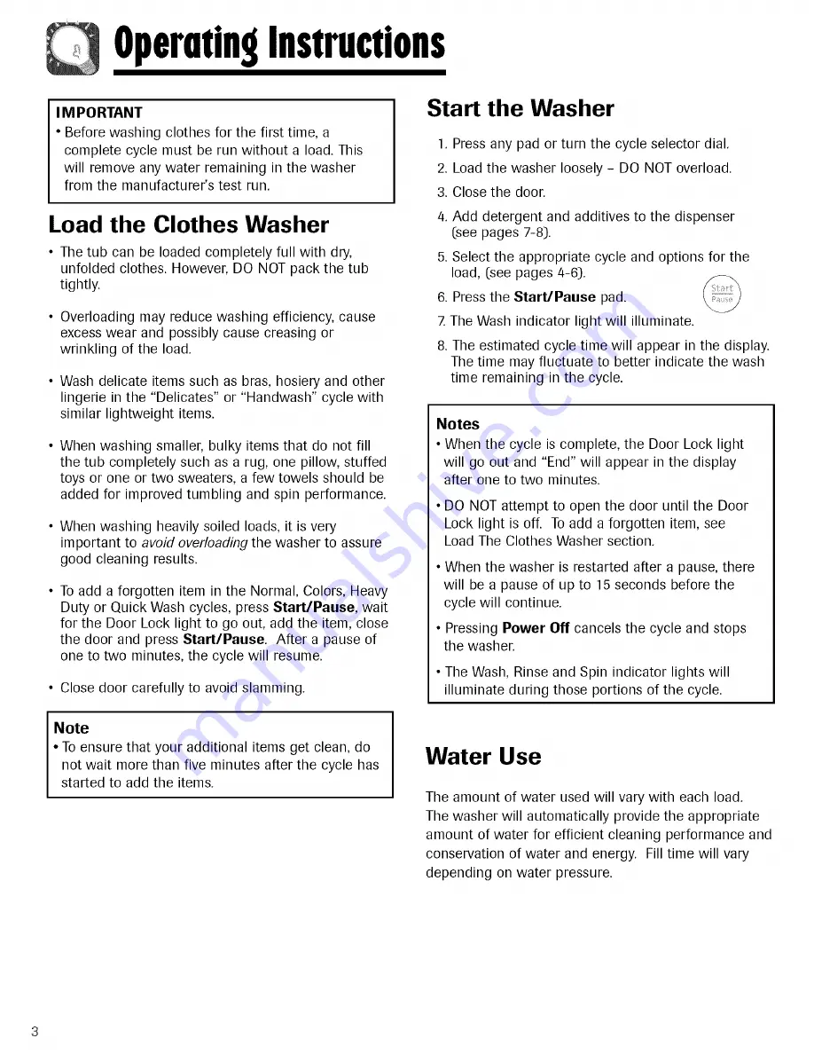 Maytag MAH-24 Use & Care Manual Download Page 4