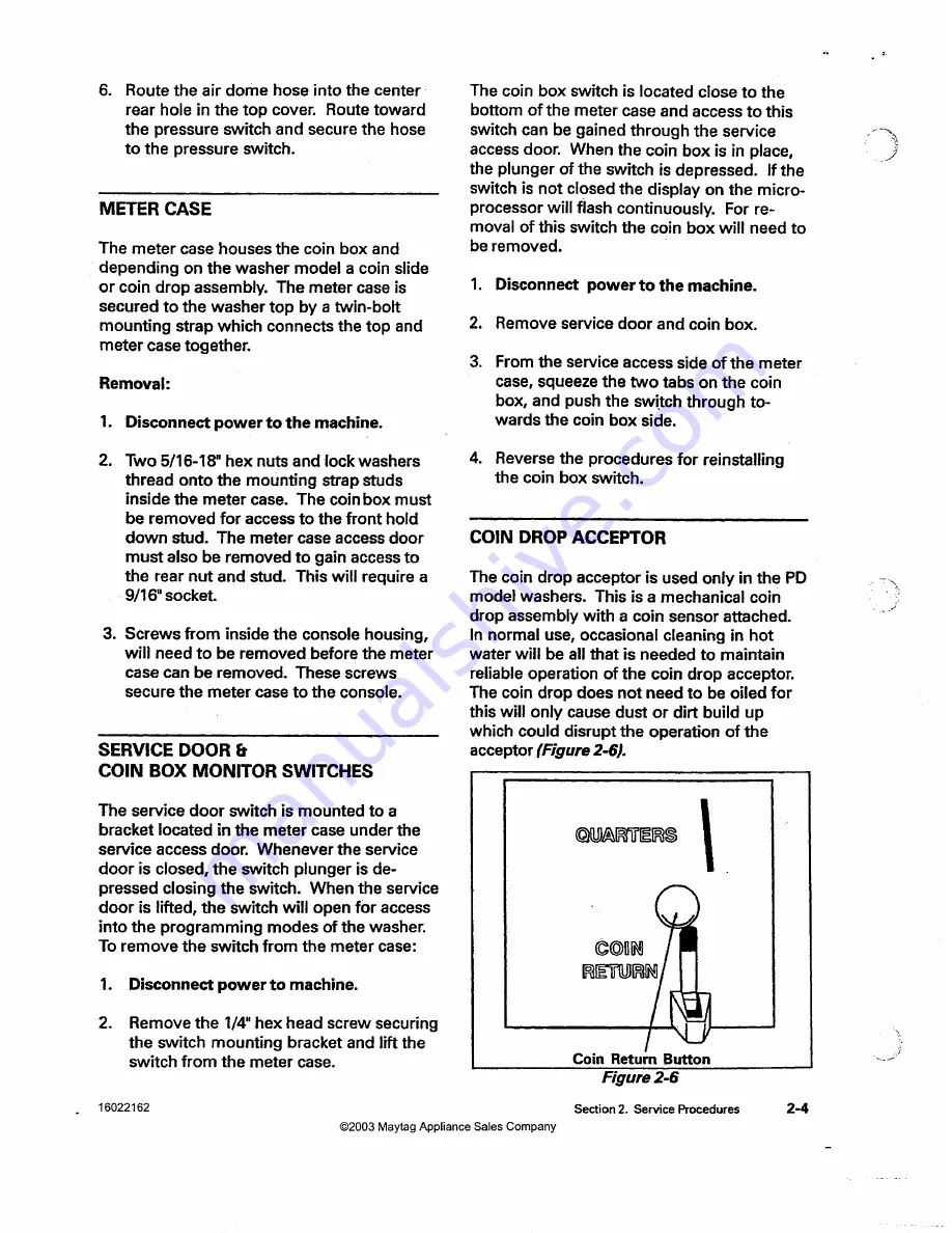 Maytag MAH14PD Service Manual Download Page 22