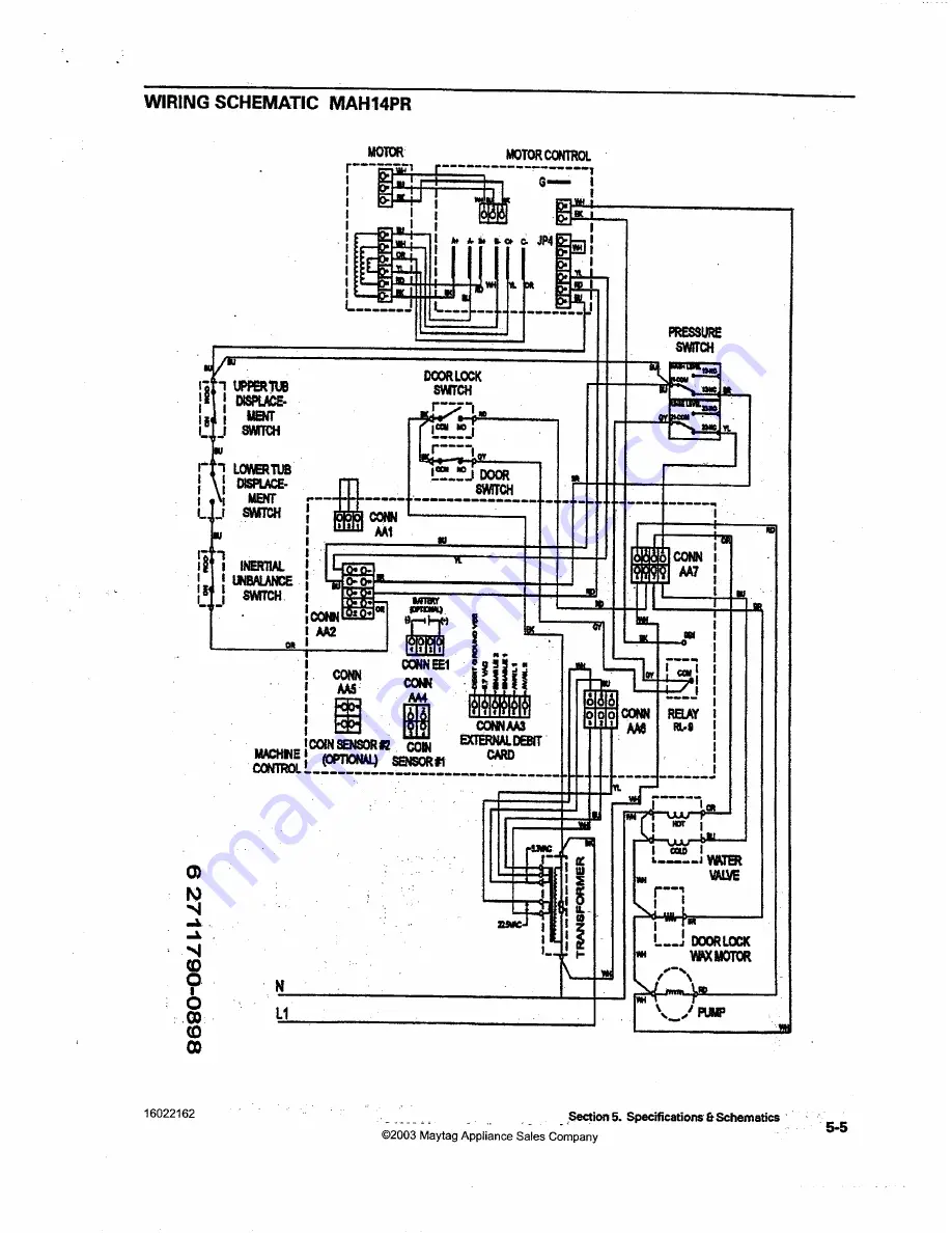 Maytag MAH14PD Скачать руководство пользователя страница 103