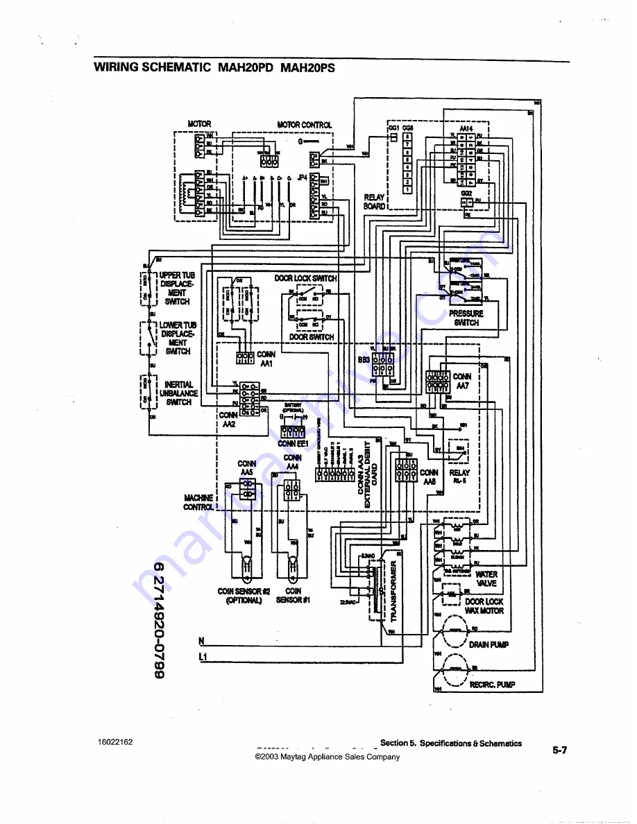 Maytag MAH14PD Service Manual Download Page 105