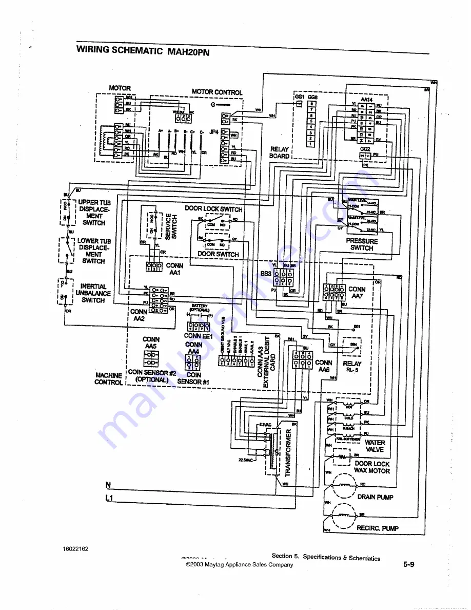 Maytag MAH14PD Service Manual Download Page 107