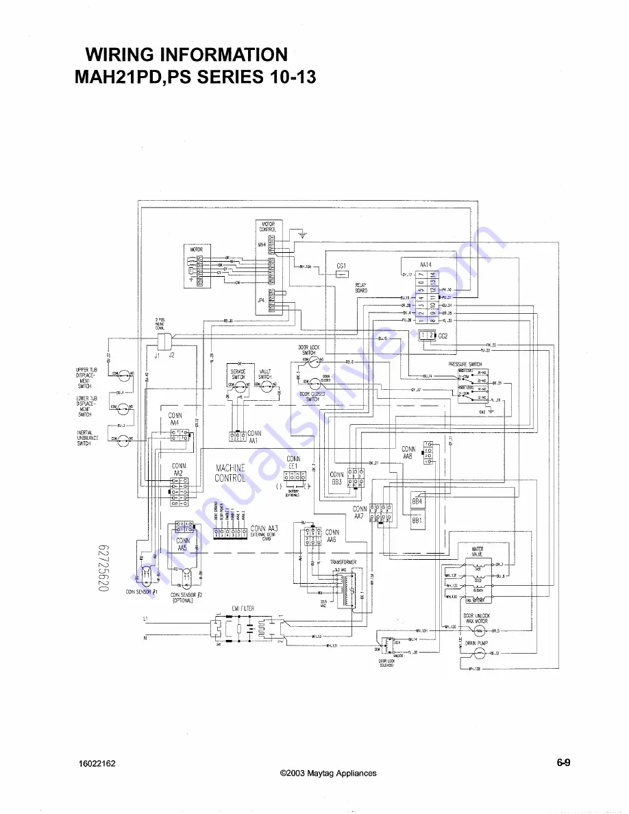 Maytag MAH14PD Service Manual Download Page 117