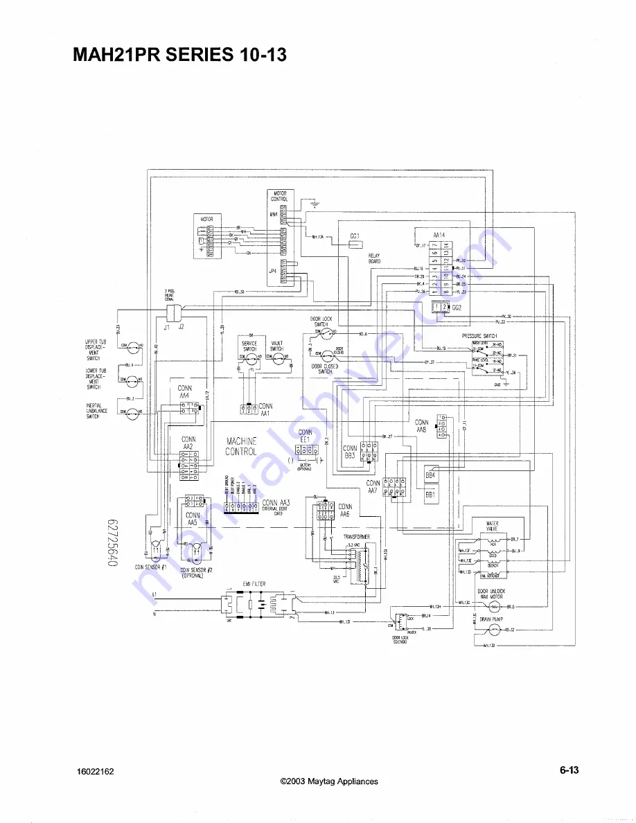 Maytag MAH14PD Service Manual Download Page 121