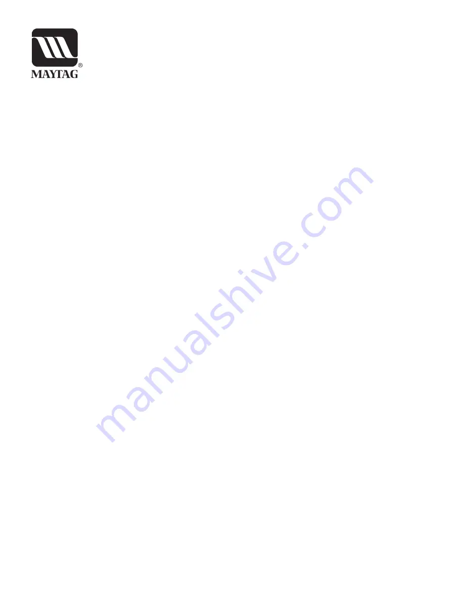 Maytag MAT12CS User And Setup Manual Download Page 1