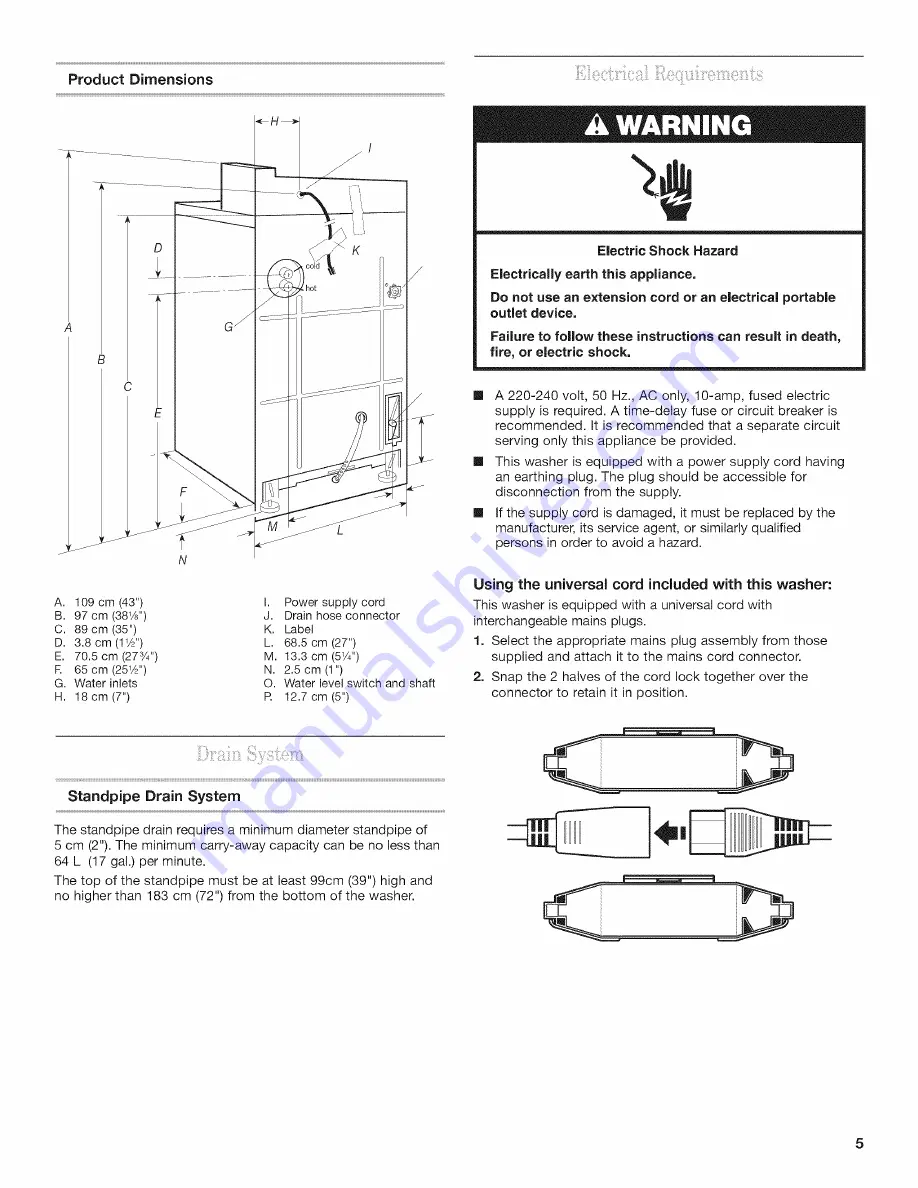 Maytag MAT15CS Скачать руководство пользователя страница 5