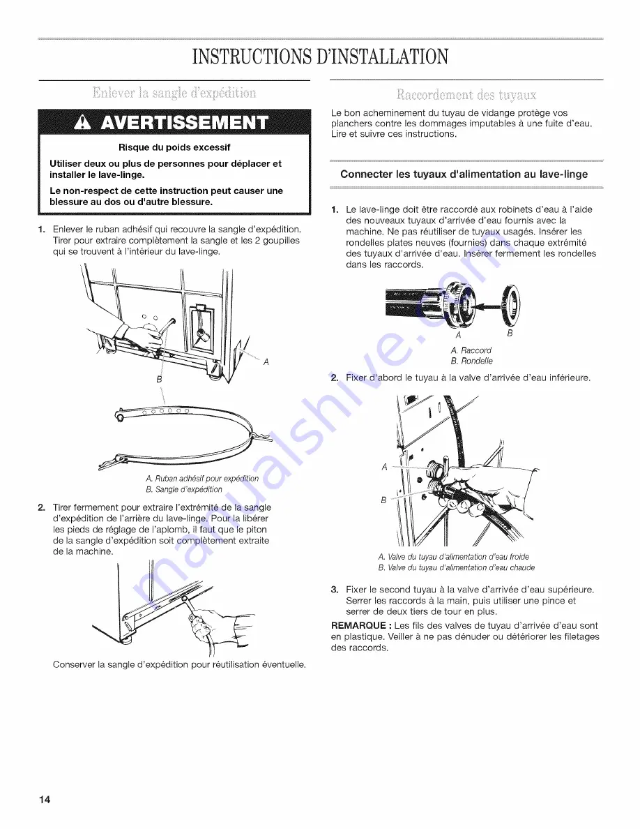 Maytag MAT15CS Installation Instructions Manual Download Page 14