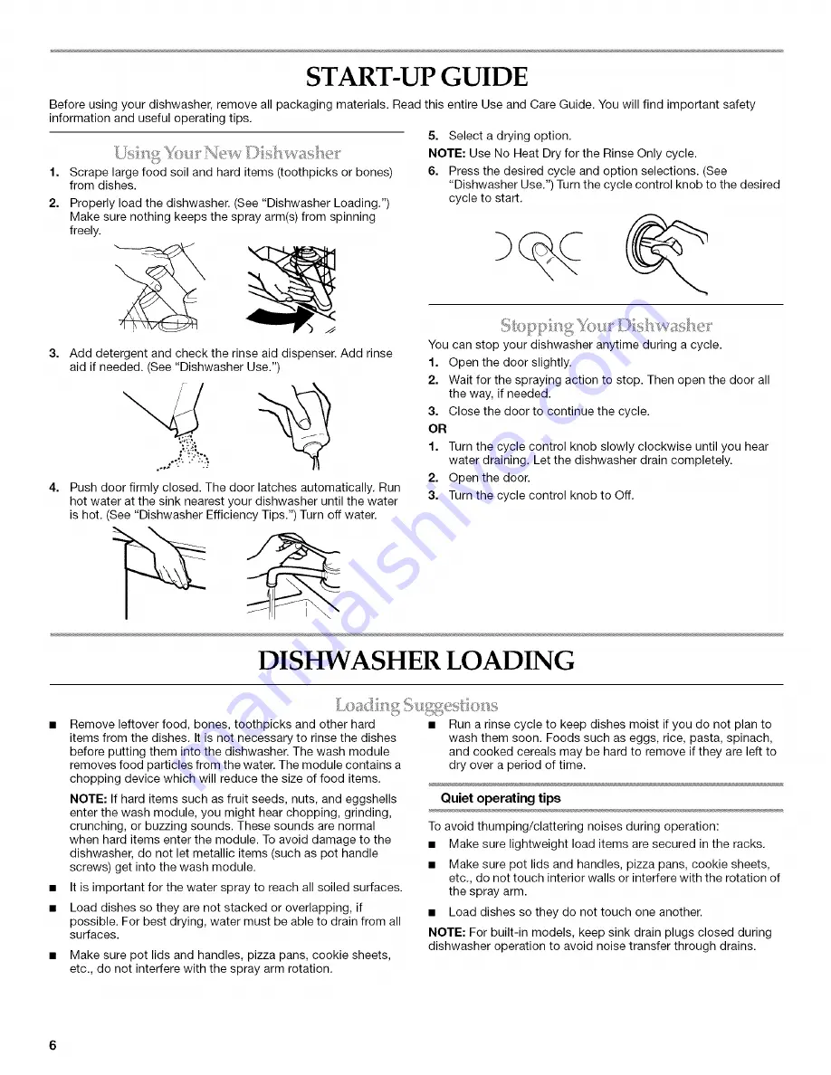 Maytag MDB3601 Use & Care Manual Download Page 6