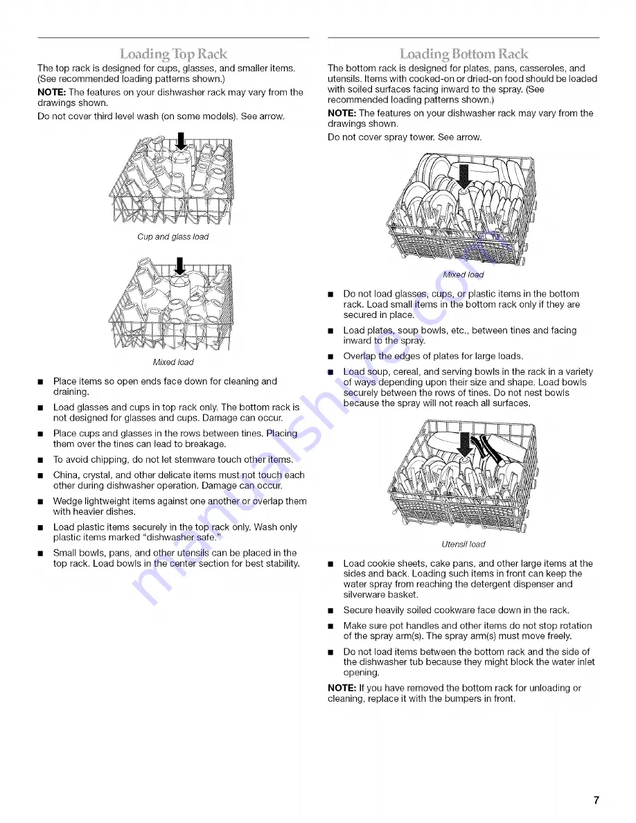 Maytag MDB3601 Use & Care Manual Download Page 7