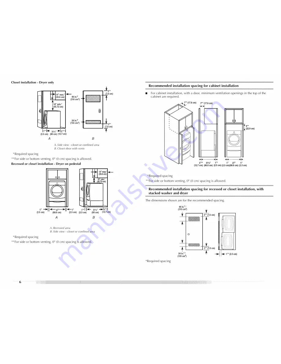 Maytag MED9700S - Electric Dryer Скачать руководство пользователя страница 6