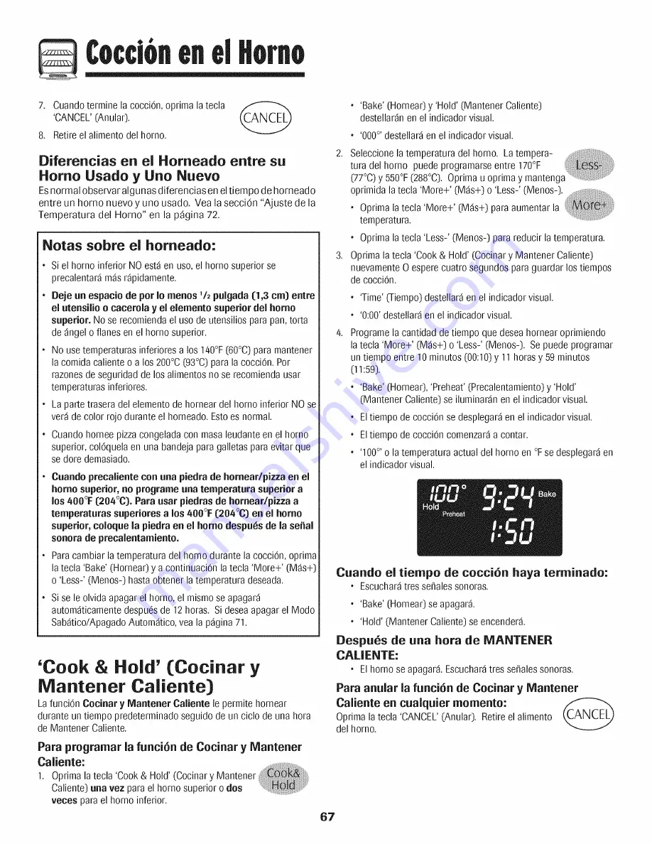 Maytag MER6755AAB24 Use And Care Manual Download Page 68