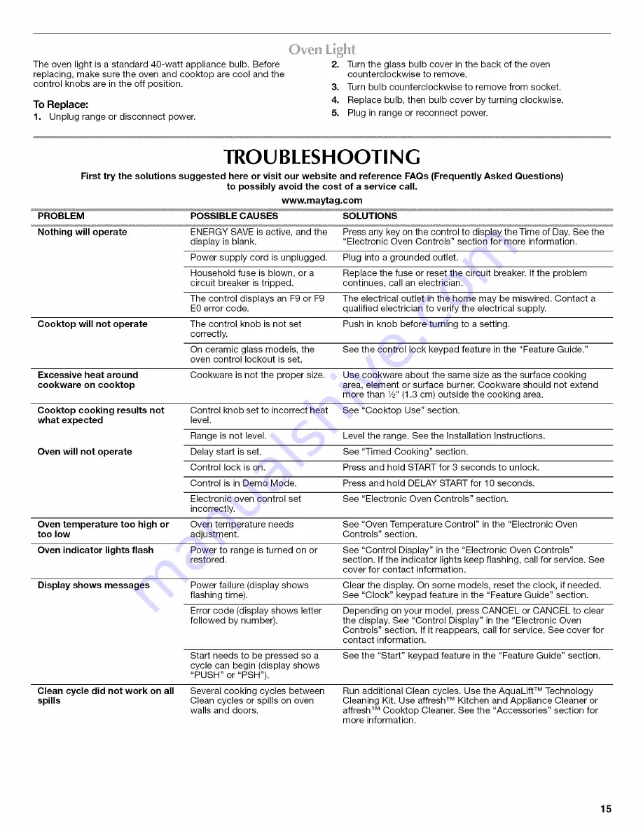 Maytag MER8670AB0 User Instructions Download Page 35