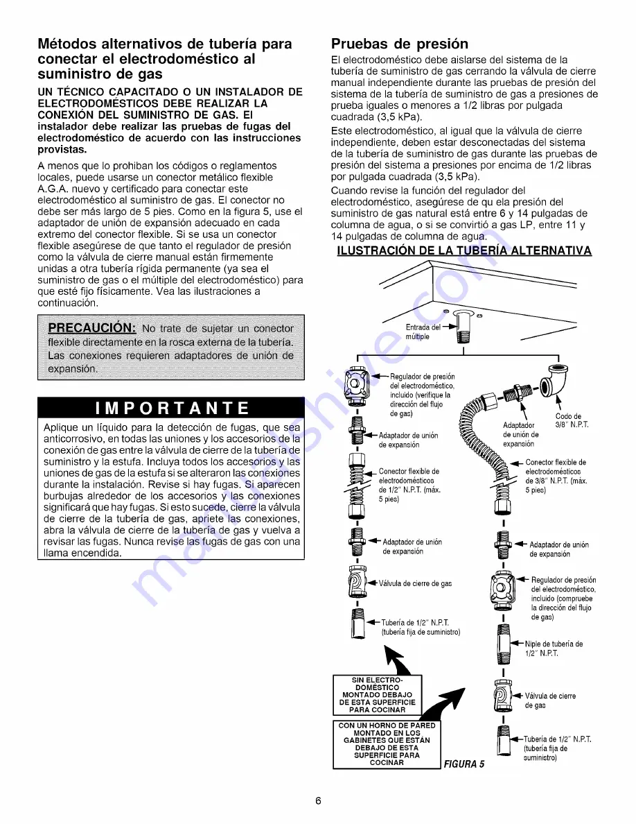 Maytag MGC5430 Installation Manual Download Page 18