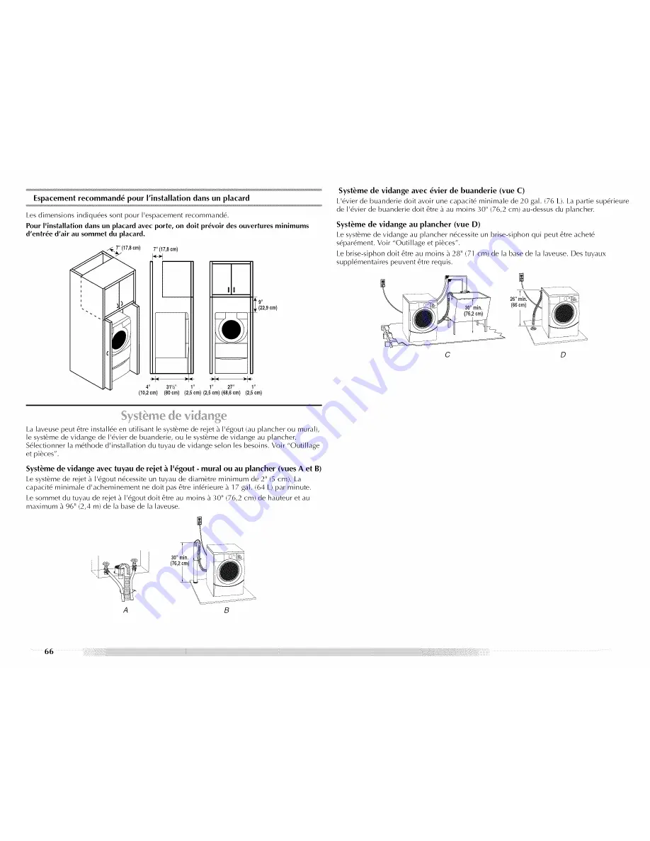 Maytag MHWZ600TE - Epic Z Front Load Washer Use And Care Manual Download Page 66