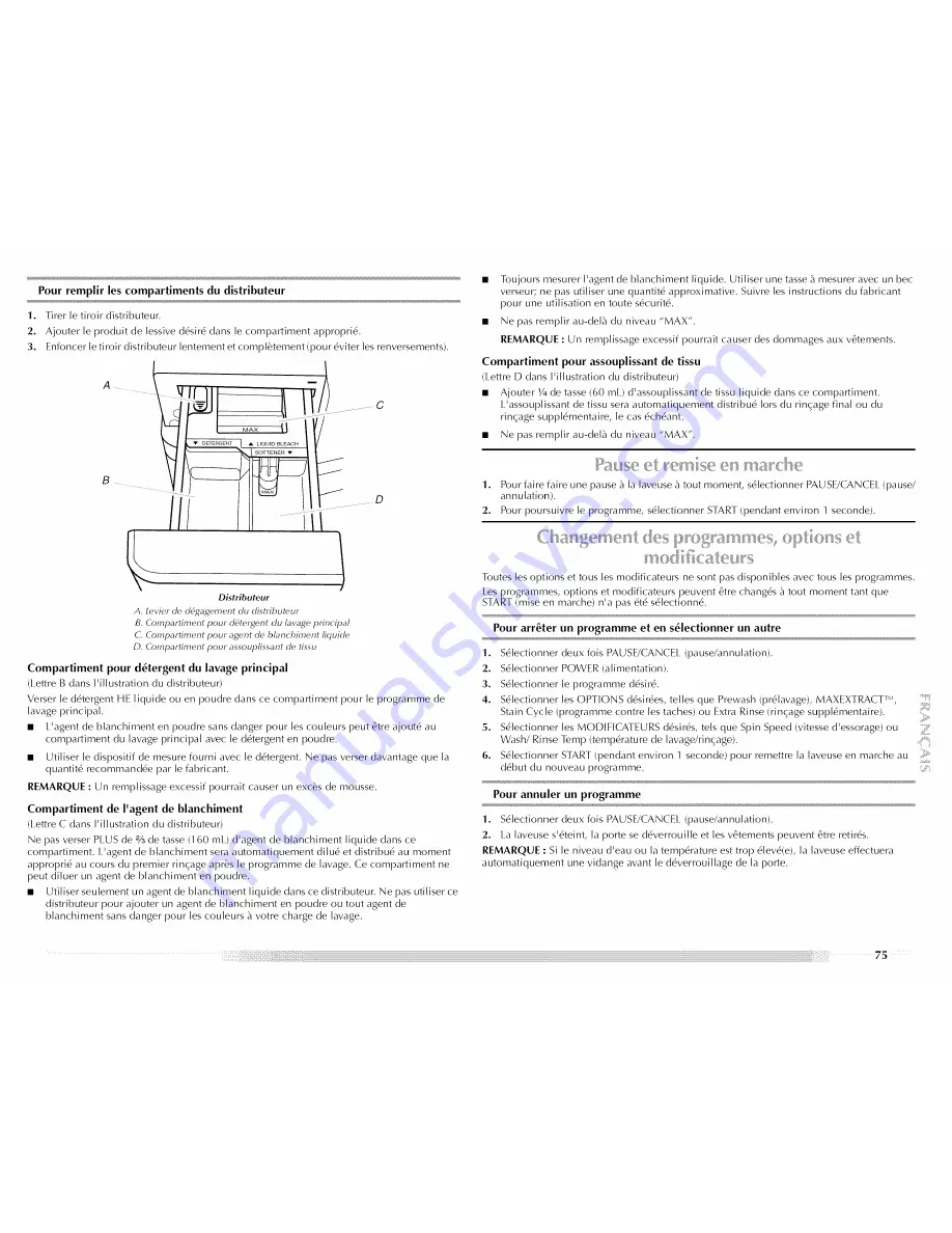 Maytag MHWZ600TE - Epic Z Front Load Washer Скачать руководство пользователя страница 75