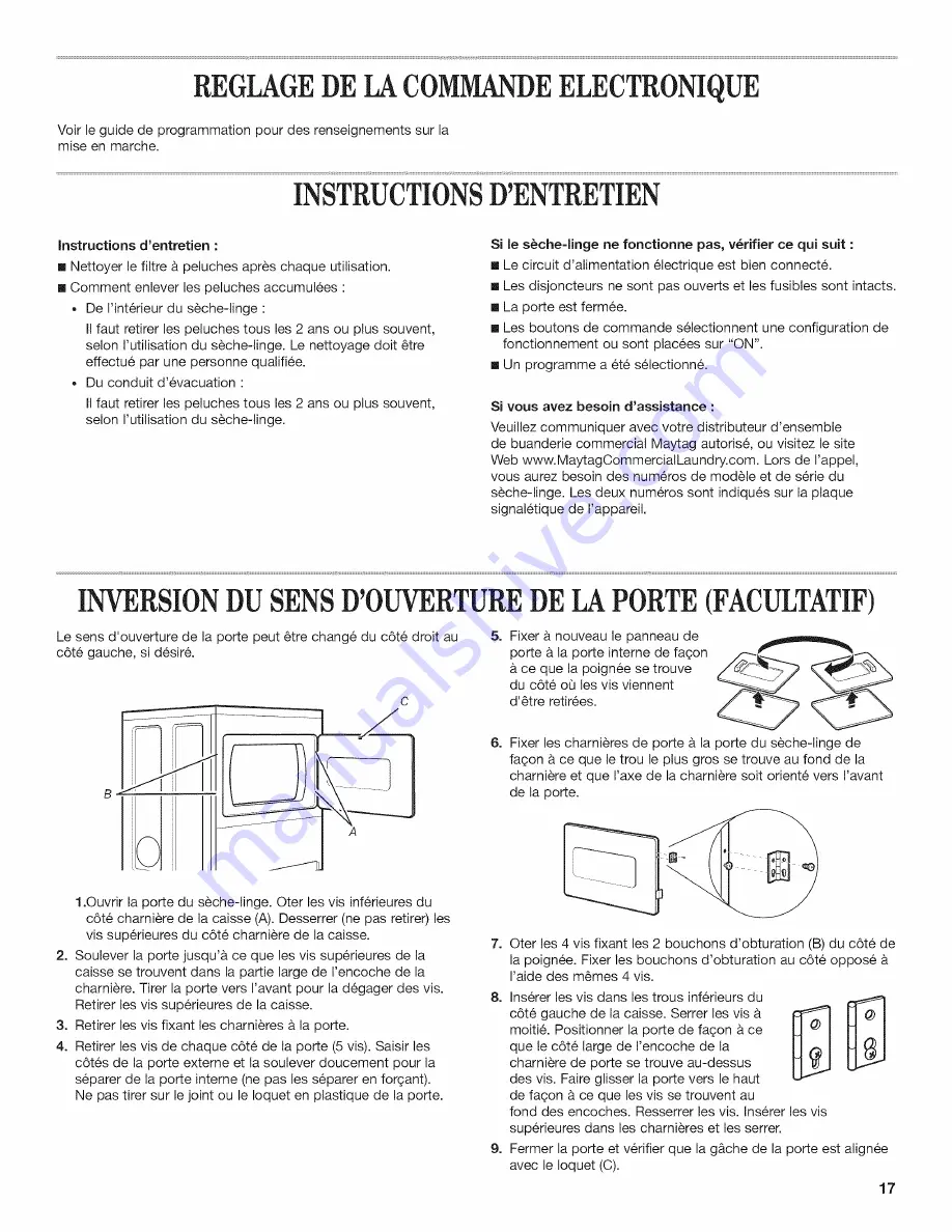 Maytag MLE24PD Installation Instructions Manual Download Page 17