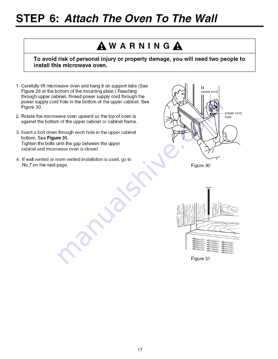 Maytag MMV1153AAB Installation Instructions Manual Download Page 17